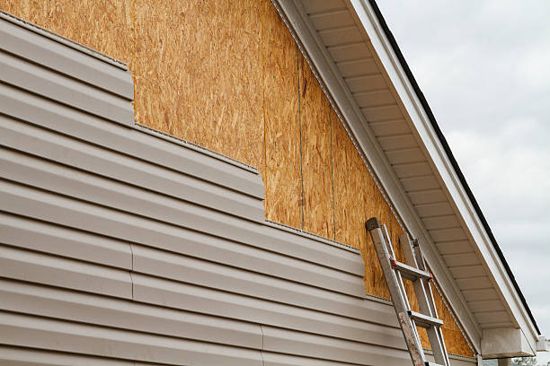 Professional Siding Repair technician working in Mingo Junction, OH